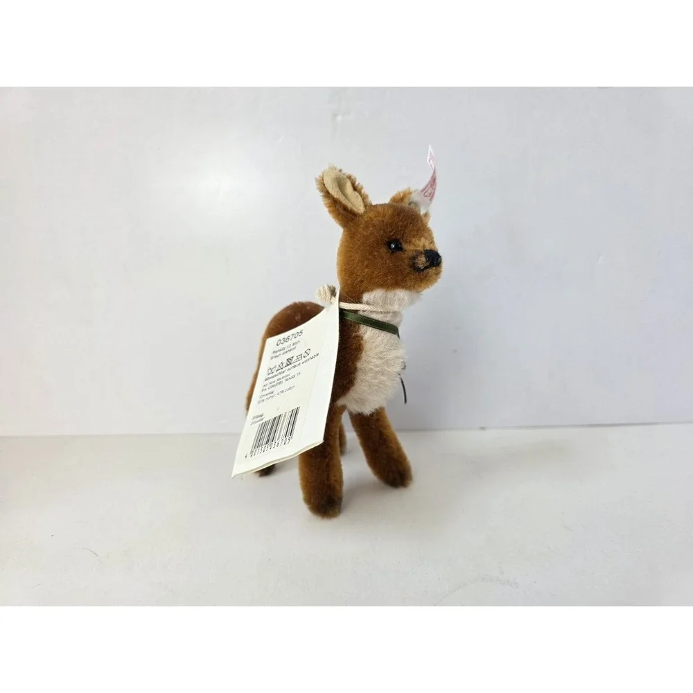 Steiff reindeer deer Christmas 036705 lmtd edt w/ tag fawn enchanted forest